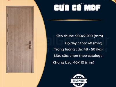 Cửa gỗ MDF Saigondoor 0