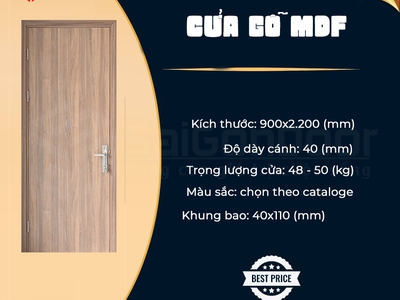 Cửa gỗ MDF Saigondoor 2