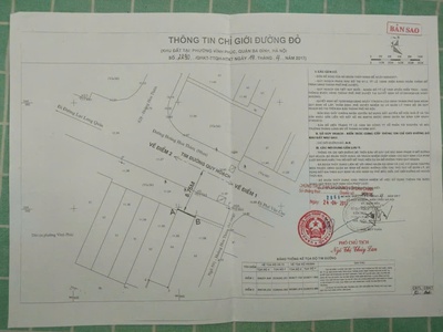 Chính chủ cần bán nhà phố mặt đường hoàng hoa thám 53,3m. không quy hoạch 3