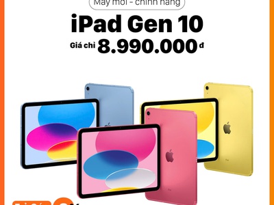 IPad gen 10 giá rẻ nhất bến cát 0