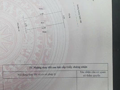 Bán lô đất kinh doanh mặt đường Hoàng Quốc Việt, TP Hải Dương, 66.6m2, mt 4.5m, giá rẻ 4