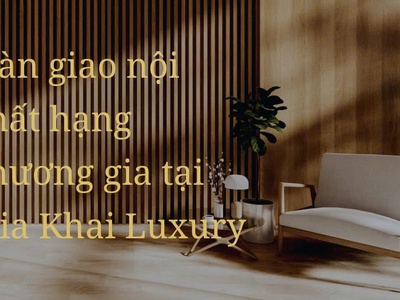 Sở hữu ngay nhà phố sang trọng Gia Khải Luxury- tọa lạc tại vị trí đắc đia tại Bến Cát 2