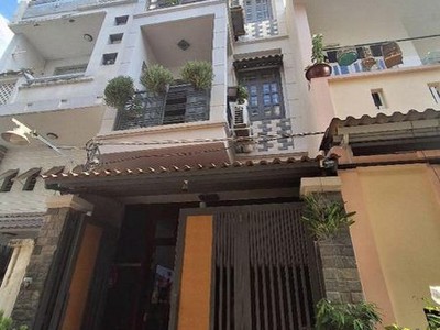 Bán nhà 4 tầng, 48m2, phú thuận, q.7, giá 7,2 tỷ, sổ hồng 0