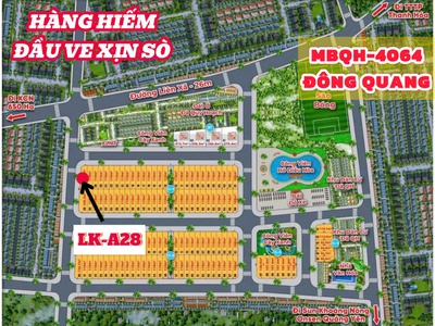 Bán lô đầu ve hàng hiếm tại mbqh 4064 xã đông quang, huyện đông sơn, thanh hóa 0
