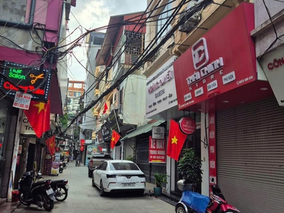 Bán nhà đặng tiến đông, đống đa, dt 60m2  mt 5m gần ô tô ngõ rộng thông kd, nhỉnh 9 tỷ 1