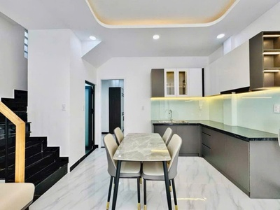 Nhà mới tinh f4 ,gò vấp, 56m2  4.5 12 - 1t1l, 3pn, an ninh,full nội thất- sát vách bình thạnh 1