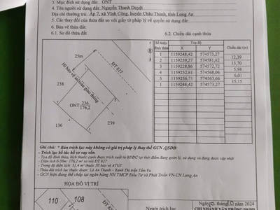 Chính chủ cần bán lô đất có sẵn nhà xưởng mặt tiền dt827a châu thành long an 3