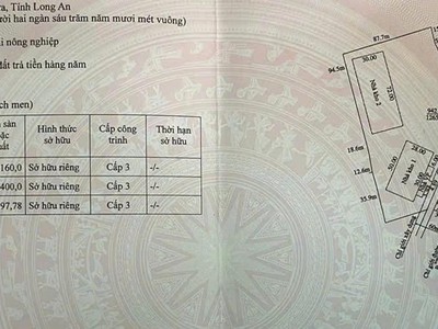 Xưởng bán/ cho thuê DT 12.650m2 có 2 kho và VP mặt tiền đường QL1A, Thủ Thừa, Long An. 0
