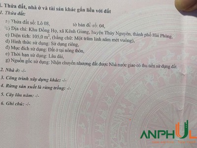 Chính chủ gửi bán siêu phẩm mặt đường xã Kênh Giang, Thuỷ Nguyên, Hải Phòng 3