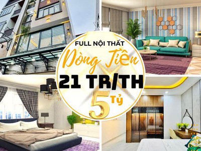 Bán nhà quận tân bình,kế vincom plaza cộng hòa,40m2,thu nhập 21tr tháng,NT full,5Tỷ 0