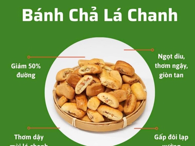 Xưởng sản xuất bánh chả lá chanh, bánh khảo, bánh thơm mềm giá tại xưởng 1