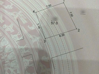 Đất lô góc 2 mặt thoáng - nam hồng - khổ đất vuông, nở hậu 3