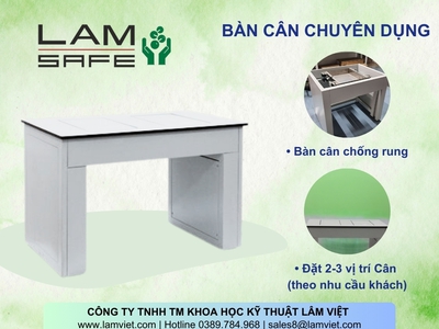 Bàn Cân Chống Rung Phòng Thí Nghiệm   Công Ty Lâm Việt 2