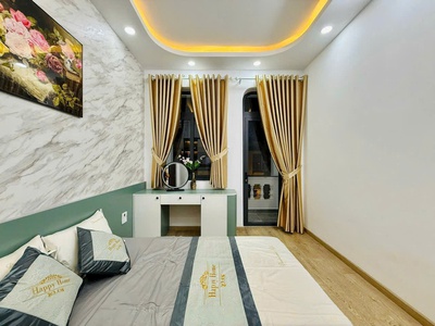 Bán nhà tân bình- huỳnh văn nghệ, hẻm ô tô, 3.05 16m, 4 tầng, sân thượng trước sau, 5.35t 2