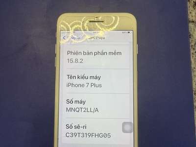 Dư máy 7plus 32g, trắng 0