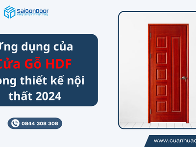 Ứng dụng của cửa gỗ công nghiệp HDF trong thiết kế nội thất hiện đại 2024 0