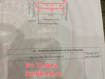 Đất chính chủ - giá tốt - vị trí đẹp tại đường bạch mã và đường lệ tảo, phường nam sơn, quận kiến 0