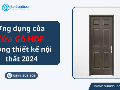 Ứng dụng của cửa gỗ công nghiệp HDF trong thiết kế nội thất hiện đại 2024 1