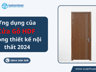 Ứng dụng của cửa gỗ công nghiệp HDF trong thiết kế nội thất hiện đại 2024 3