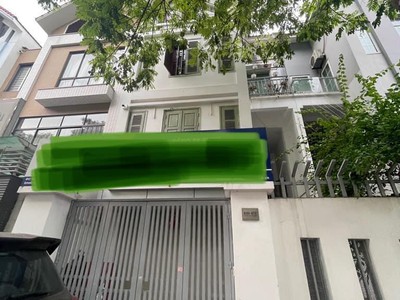 Biệt thự xây thô - vỉa hè - sân vườn - gara - ba mặt thoáng - cực hiếm - tt nam từ liêm quận - gần 0