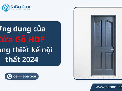 Ứng dụng của cửa gỗ công nghiệp HDF trong thiết kế nội thất hiện đại 2024 4