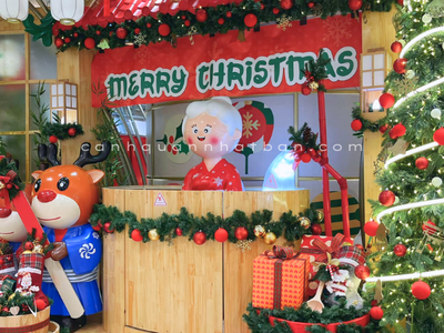 Cách trang trí noel với ngói nhựa âm dương Nhật Bản 4