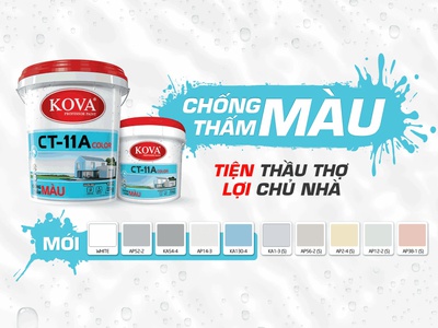 Kova Chống Thấm CT-11A Color   Tiện Lợi Cho Thầu Thợ, Chủ Nhà 0