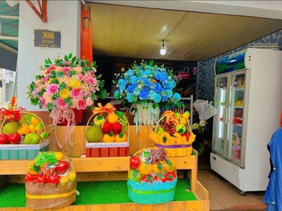 Quận tân phú   sang nhượng ch hoa tươi   trái cây nhập khẩu góc 2 mt vị trí bao đẹp, chính 2