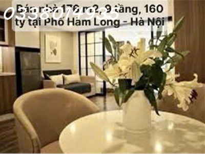Bán nhà mặt phố hàm long, quận hoàn kiếm, hà nội, diện tích 176 m2, xây  9 tầng, sổ đỏ chính chủ. 0