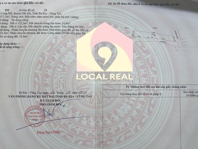 Dễ dàng sở hữu 120m2 thổ cư ngay  đường nguyễn hữu cảnh-long mỹ- phước hải-bà rịa vũng tàu 3