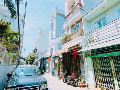 Hai mặt hẻm 6m - hương lộ 2 - 56m2 - 4 tầng 4pn - sổ đẹp hoàn công đủ - giá 6.x tỷ 4