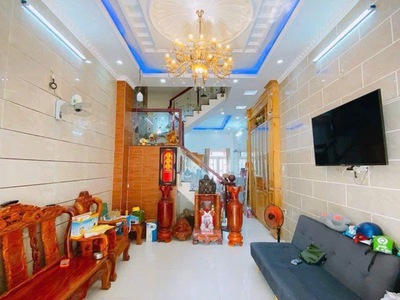 Hai mặt hẻm 6m - hương lộ 2 - 56m2 - 4 tầng 4pn - sổ đẹp hoàn công đủ - giá 6.x tỷ 0