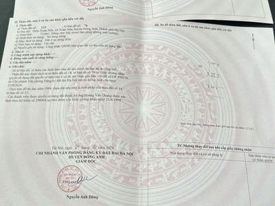 Hot hot hot- đất đẹp - giá rẻ - đầu tư sinh lời cao đông anh , hà nội. 0