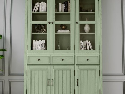 Tủ sách tân cổ điển gỗ sồi tự nhiên, tinh hoa thẩm mỹ, chất lượng bền lâu 3