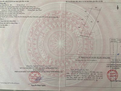 Chính chủ cần bán lô đất xã đông hoà, huyện trảng bom, tỉnh đồng nai 0