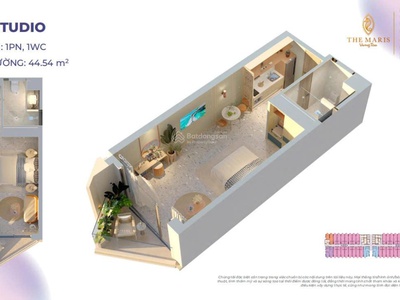 Bán căn hộ tặng full nội thất bãi sau vũng tàu giá sở hữu 800 triệu/ căn. lh: 0337686837 0