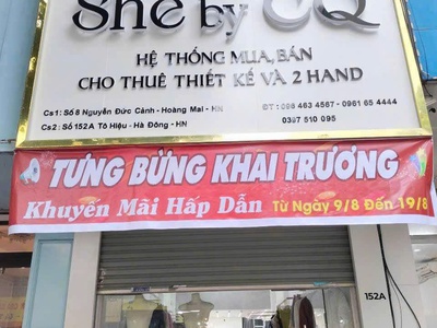 Sang nhượng mặt bằng shop quần áo tại 152a tô hiệu, hà đông, hà nội 1