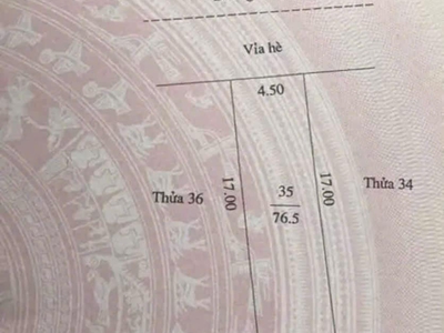 Bán lô đất mặt đường Thủy Tiên, KDC Đại An 1, ph Tứ Minh, TP HD, 76.5m2, mt 4.5m, đường 15.5m 5