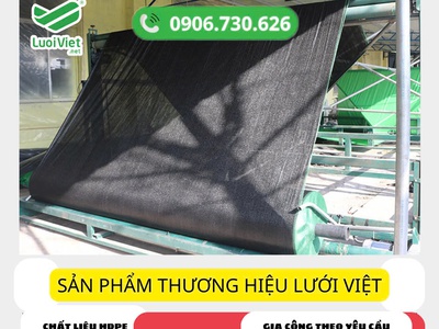 Lưới che nắng được làm từ nhựa HDPE nguyên sinh 2