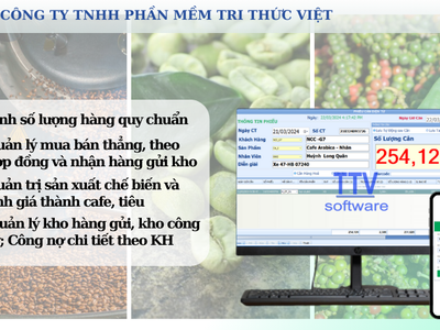 Phần mềm quản lý thu mua, xuất bán cà phê, tiêu và phân bón 0