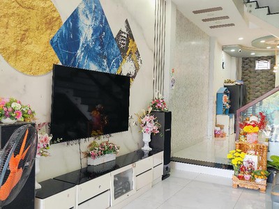 Nhà mới đẹp hẻm xe hơi 3tầng dt 60m2 trường thạnh quận 9 2