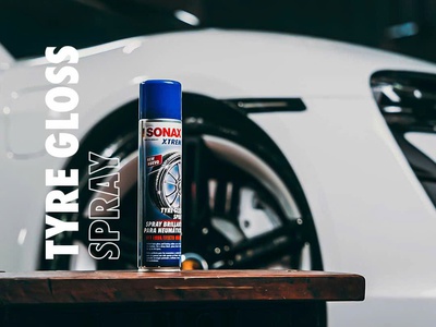 Xịt bóng lốp dạng ướt - Sonax xtreme tyre gloss spray wet look 1