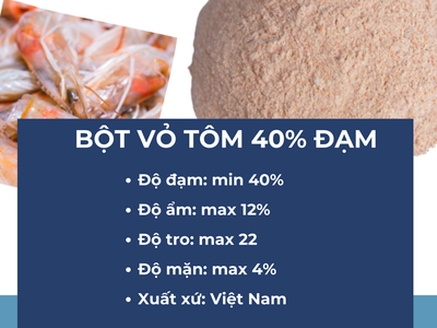 Bột Vỏ Tôm 40 Đạm nm, 0