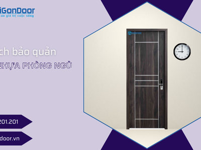 Cách bảo quản cửa nhựa phòng ngủ để có độ bền cao nhất 2