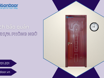 Cách bảo quản cửa nhựa phòng ngủ để có độ bền cao nhất 3