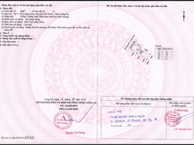 Chính chủ cần bán nhanh lô đất đường số 1, ấp 3, xã long cang, huyện cần đước, tỉnh long an 3