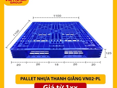 PALLET NHỰA một mặt bông khối màu đen giá 150,000 vnđ, mới 100 giá siêu rẽ 1