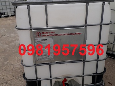 Bồn nhựa 1000 lít, tank nhựa IBC 1000l, Bồn nhựa khung sắt cũ mới 0