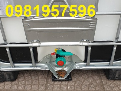 Bồn nhựa 1000 lít, tank nhựa IBC 1000l, Bồn nhựa khung sắt cũ mới 2