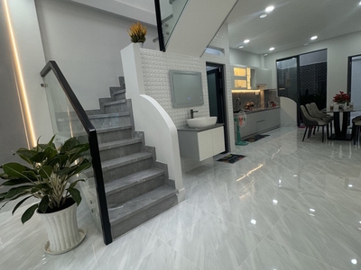 Nhà mới đón tết, hẻm thông ngay hậu giang, phường 12, quận 6. dt 80m2 x 2 tầng . nở hậu giá 7.9 tỷ 1